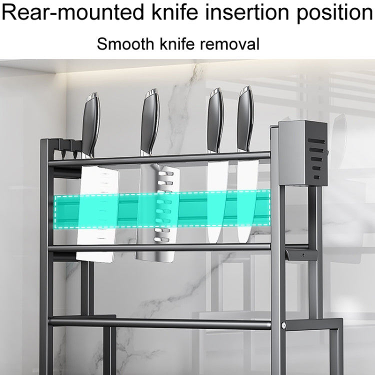 Dual-Layer 30cm Kitchen Multifunctional Shelf Household Countertop Spice Storage Racks