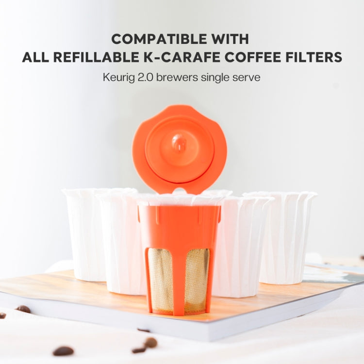 100pcs For Keurig 2.0 Coffee Capsule Cup Disposable Paper Filter
