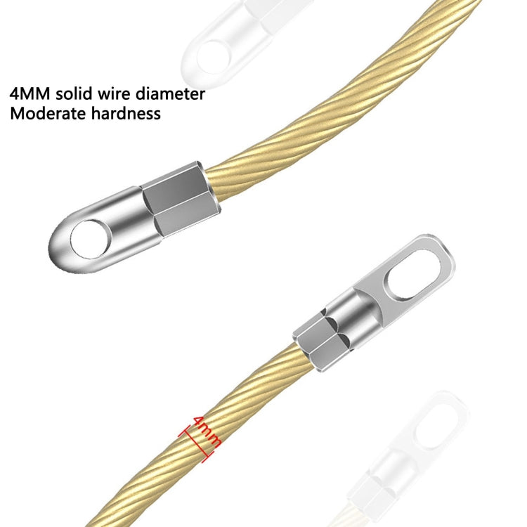 15m Flat Head Dual Color Pipe Threading Puller Electrician Manual Threader