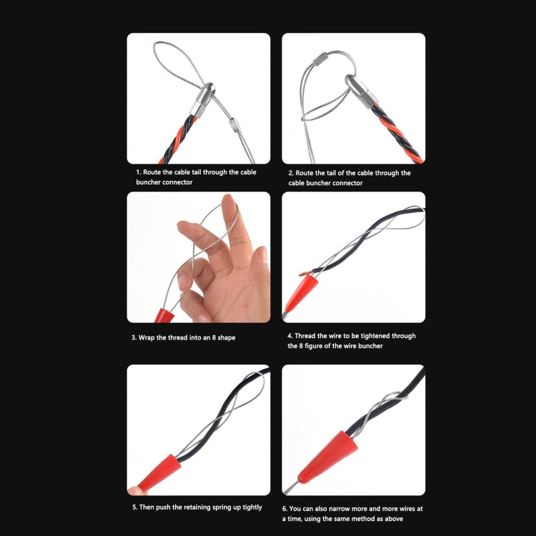 15m Round Head Dual Color Pipe Threading Puller Electrician Manual Threader