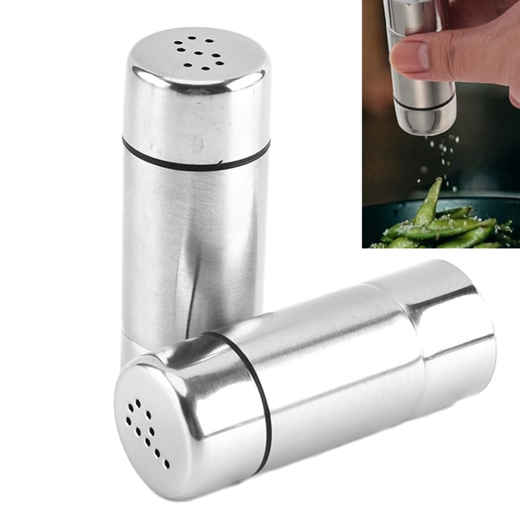 Stainless Steel Kitchen Spice Jar Outdoor BBQ Seasoning Bottle Pepper Sprinkle Jar