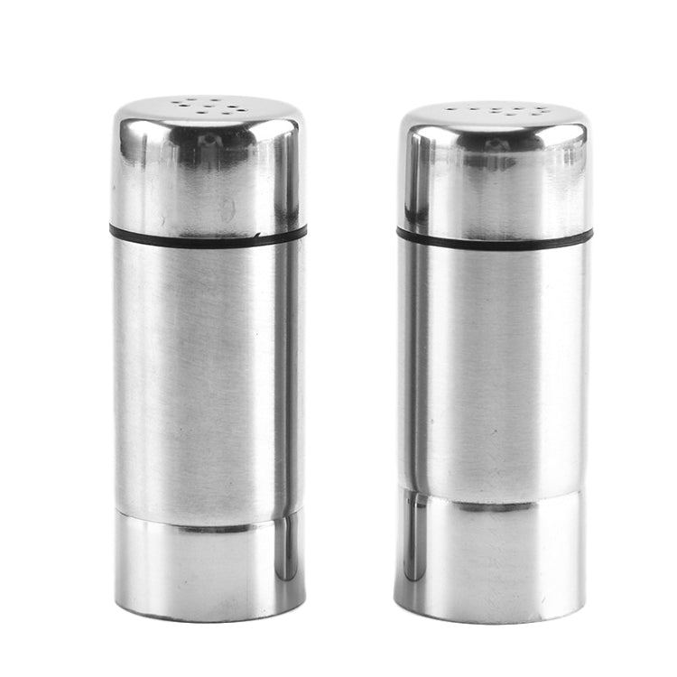 Stainless Steel Kitchen Spice Jar Outdoor BBQ Seasoning Bottle Pepper Sprinkle Jar