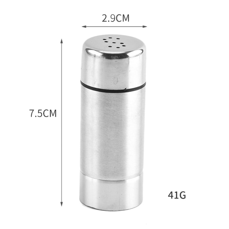 Stainless Steel Kitchen Spice Jar Outdoor BBQ Seasoning Bottle Pepper Sprinkle Jar