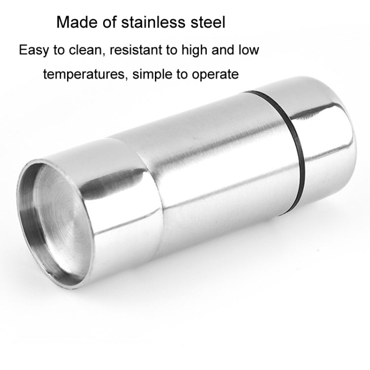 Stainless Steel Kitchen Spice Jar Outdoor BBQ Seasoning Bottle Pepper Sprinkle Jar