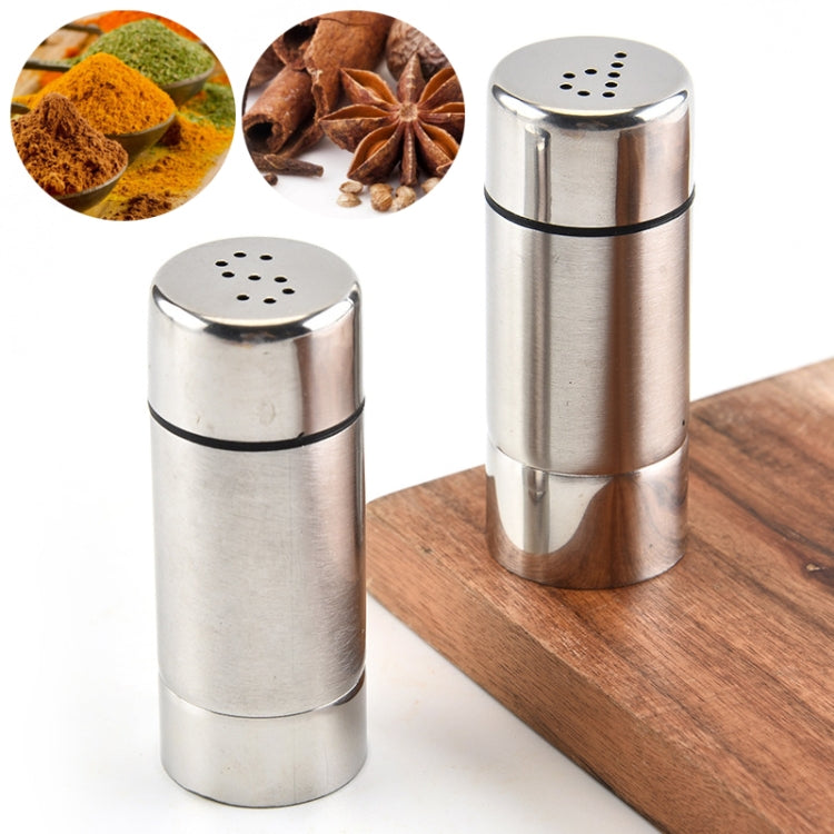 Stainless Steel Kitchen Spice Jar Outdoor BBQ Seasoning Bottle Pepper Sprinkle Jar