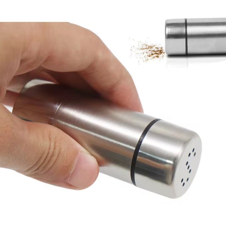 Stainless Steel Kitchen Spice Jar Outdoor BBQ Seasoning Bottle Pepper Sprinkle Jar