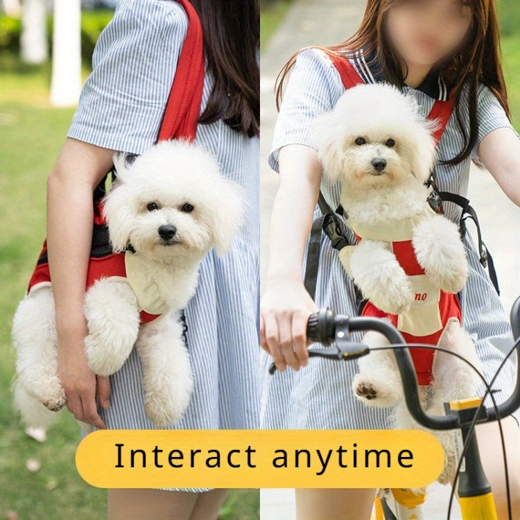 DONO Pet Four-legged Bag Outdoor Carrying Bag Breathable Backpack, Size: S