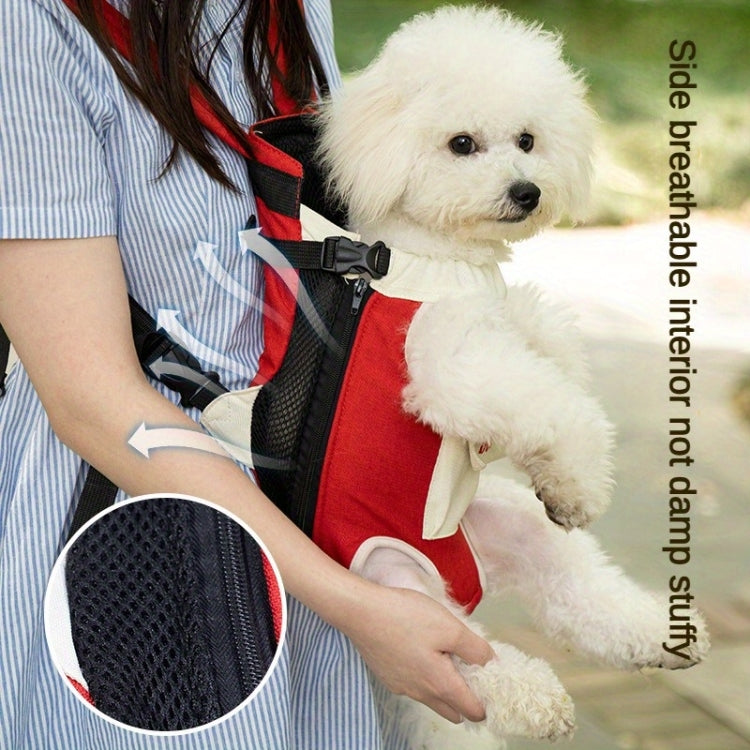 DONO Pet Four-legged Bag Outdoor Carrying Bag Breathable Backpack, Size: L
