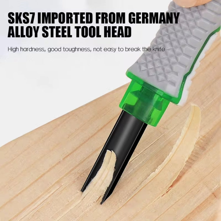 MYTEC 4 In 1 Carpenter Seal Carving Tools Alloy Bit Plastic Handle Carving Knife