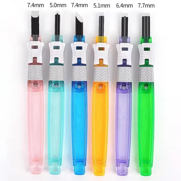 MYTEC 6 In 1 Carpenter Seal Carving Tools Alloy Bit Plastic Handle Carving Knife