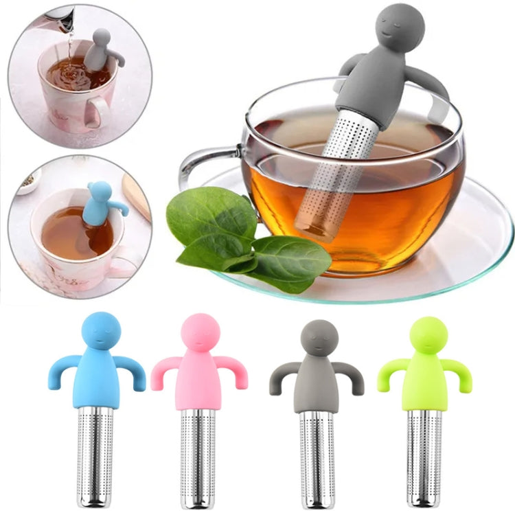 Man Shape Tea Filter Brewer 304 Stainless Steel Tea Strainer