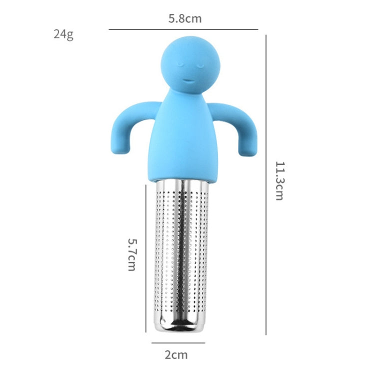 Man Shape Tea Filter Brewer 304 Stainless Steel Tea Strainer