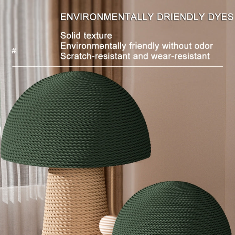 Vertical Sisal Cat Scratching Post Wear-Resistant Cat Interactive Toy, Style: Small Mushroom