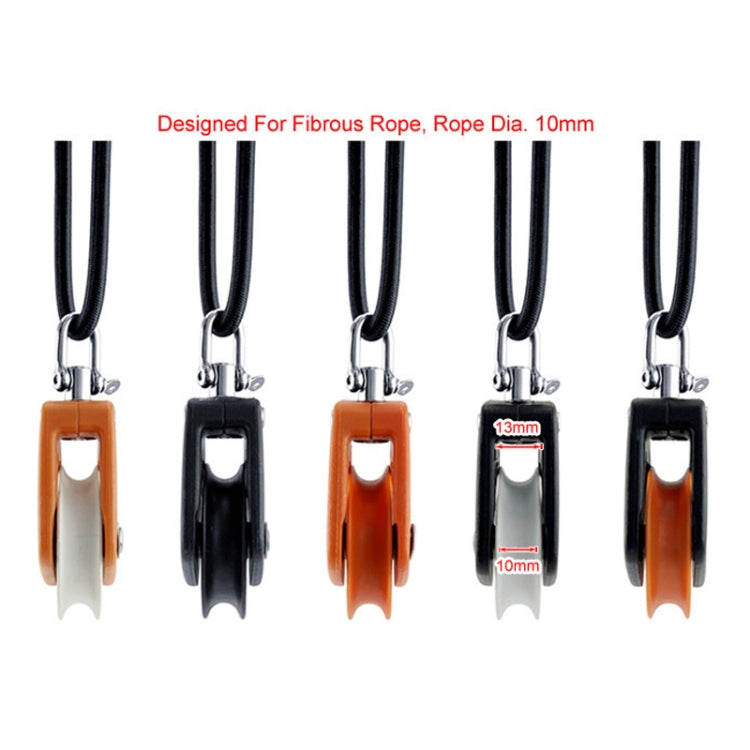 BSET MATEL Marine Nylon Plastic Swivel Bearing Single Pulley