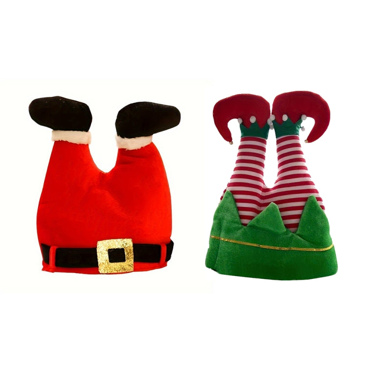 Christmas Ball Dress-Up Pants Leg Shape Hat Party Decoration Supplies