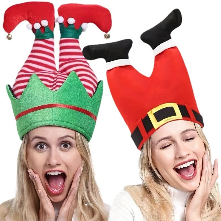 Christmas Ball Dress-Up Pants Leg Shape Hat Party Decoration Supplies