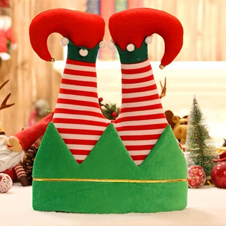 Christmas Ball Dress-Up Pants Leg Shape Hat Party Decoration Supplies