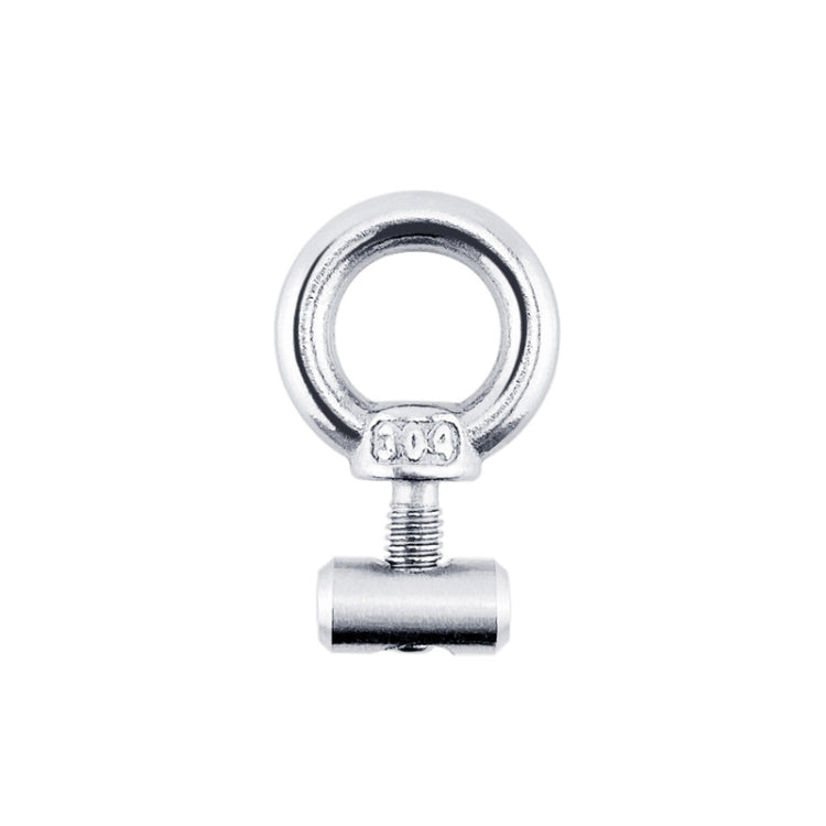 RV Sunshade 304 Stainless Steel Slide Rail Ring, Specifications: 1pcs M4 Ring + Cylinder