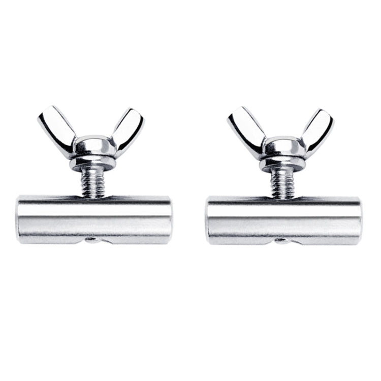 2pcs RV Tent 304 Stainless Steel Slide Rail Track Ring Screw Nut