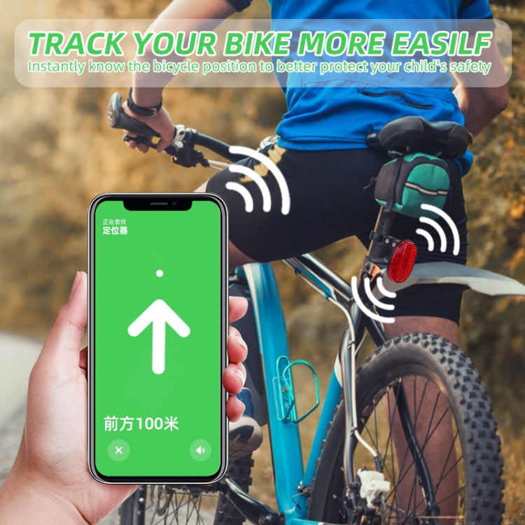 For AirTag 2nd Gen / AirTag 1st Gen Tracker Bicycle Anti-theft Taillight Road Bike Seat Tube Reflective Hidden Mount