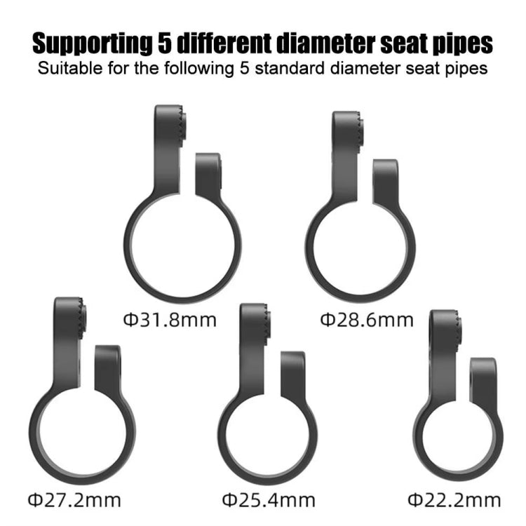 For AirTag 2nd Gen / AirTag 1st Gen Tracker Bicycle Anti-theft Taillight Road Bike Seat Tube Reflective Hidden Mount