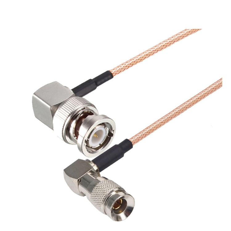 50cm CC4 Male To BNC Male Elbow Connector Cable RG179 Coaxial RF Cable