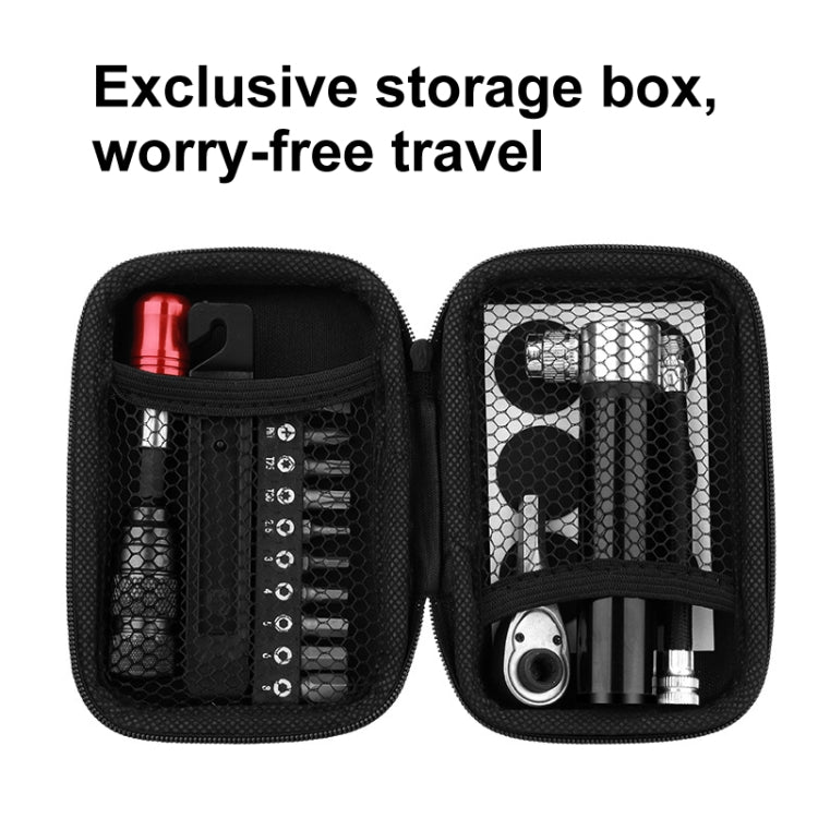 BENGGUO Bicycle Repair Tool Mountain Bike Ratchet Wrench Repair Combination Set, Spec: Set 1