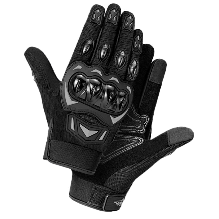 Motorcycle Outdoor Riding Non-slip Touch Screen Sun Protection Gloves, Size: XXL - Black
