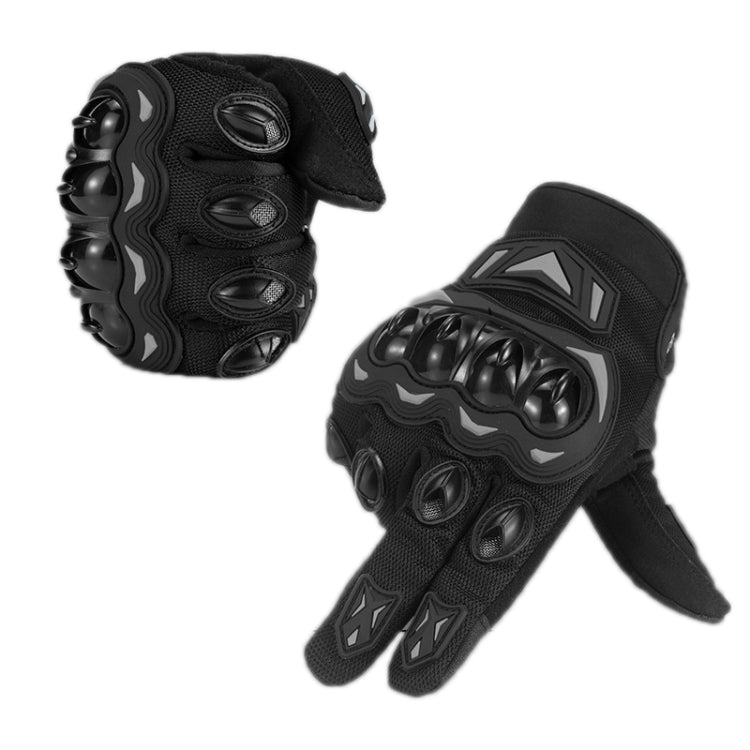 Motorcycle Outdoor Riding Non-slip Touch Screen Sun Protection Gloves, Size: XXL - Black