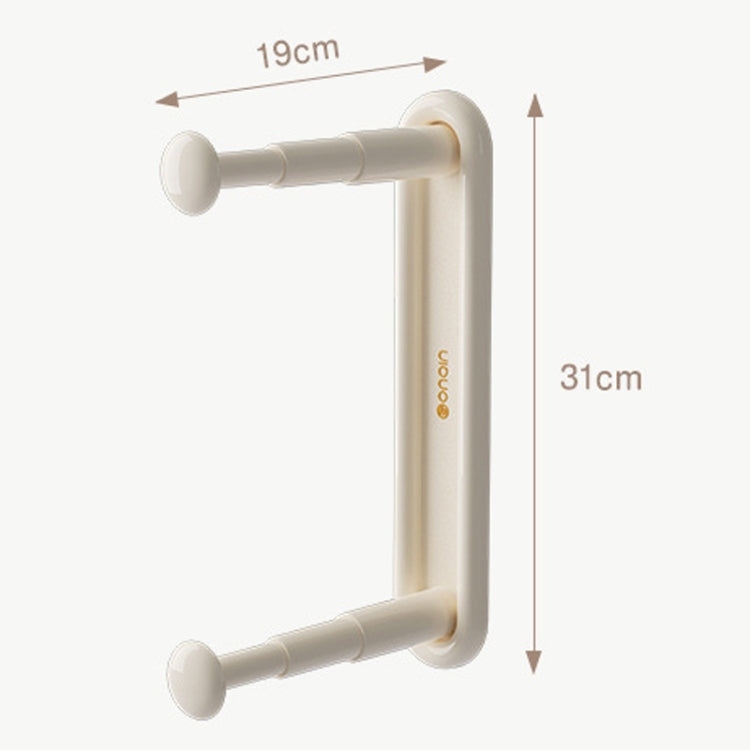 Retractable Clothes Rack Organizer Multifunctional Household Hole-Free Balcony Storage Shelf