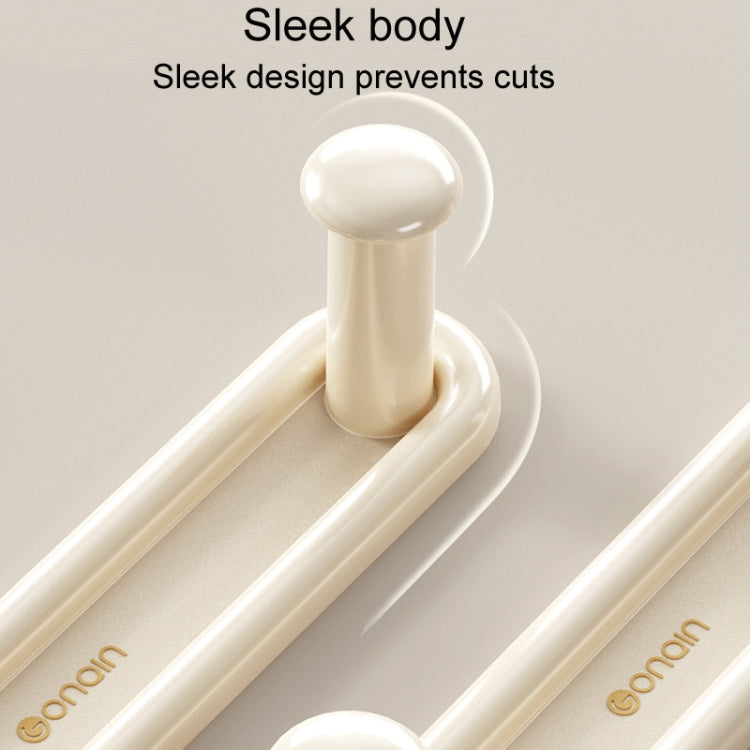 Retractable Clothes Rack Organizer Multifunctional Household Hole-Free Balcony Storage Shelf