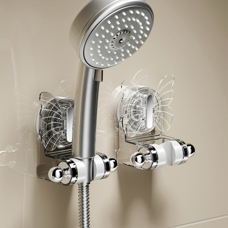 Bathroom No-Punch Suction Cup Shower Bracket Household Storage Shelf Base