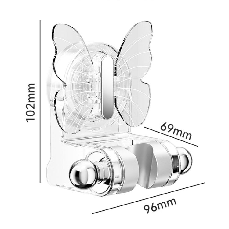 Bathroom No-Punch Suction Cup Shower Bracket Household Storage Shelf Base