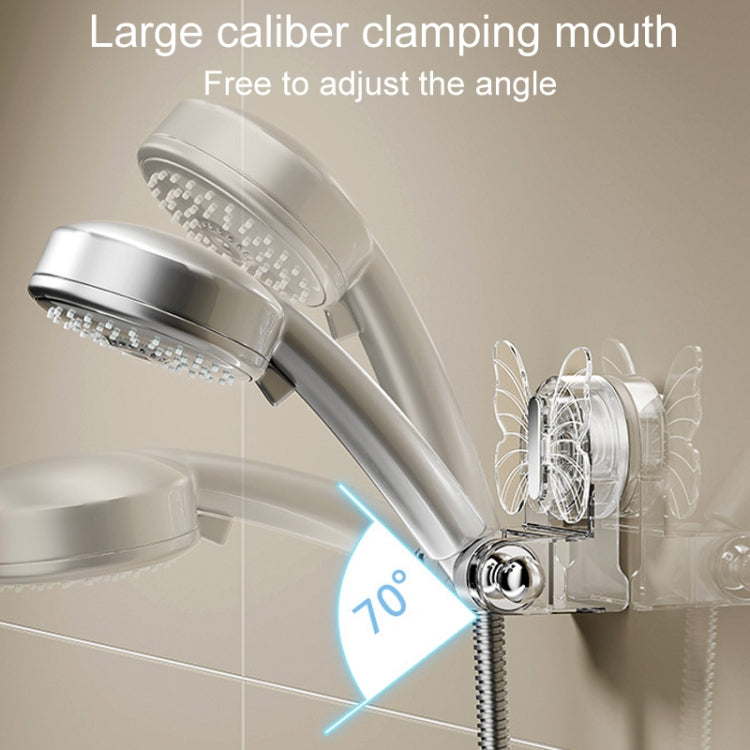 Bathroom No-Punch Suction Cup Shower Bracket Household Storage Shelf Base