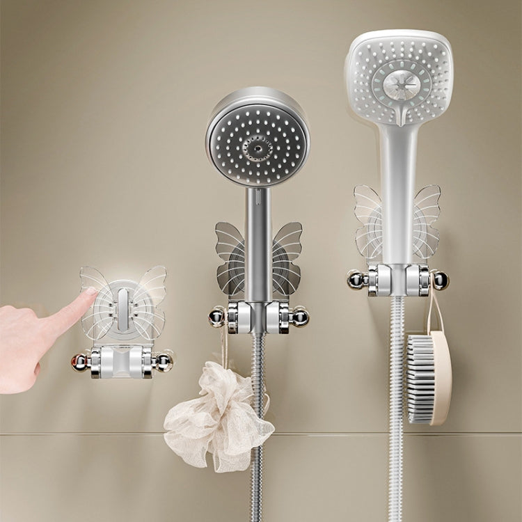 Bathroom No-Punch Suction Cup Shower Bracket Household Storage Shelf Base