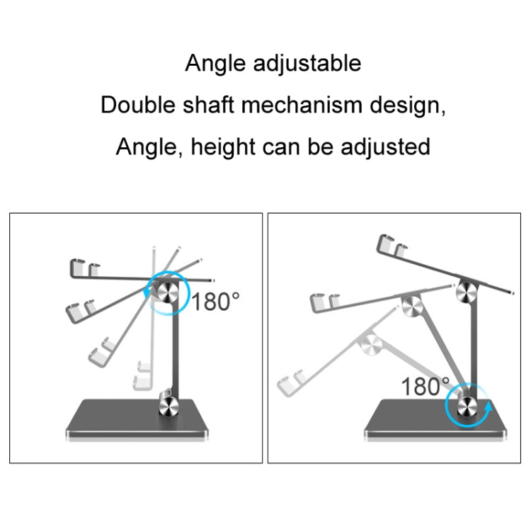 Aluminum Alloy Tablet Stand Desktop Folding Mobile Phone Stand
