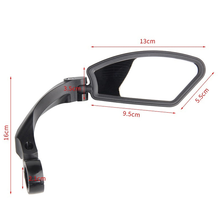 Bicycle Stainless Steel Mirror Foldable Rotating Rearview Mirror, Model: 037 1pair