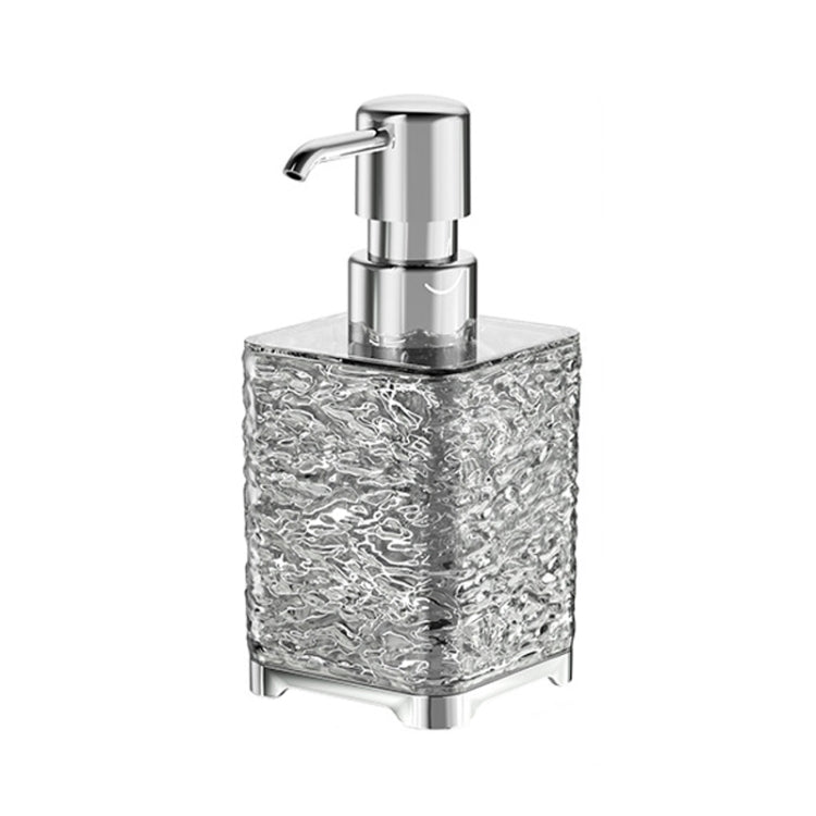 300ml Household Traveling Dispenser Shampoo Body Wash Lathering Bottles, Style: Transparent Gray Square