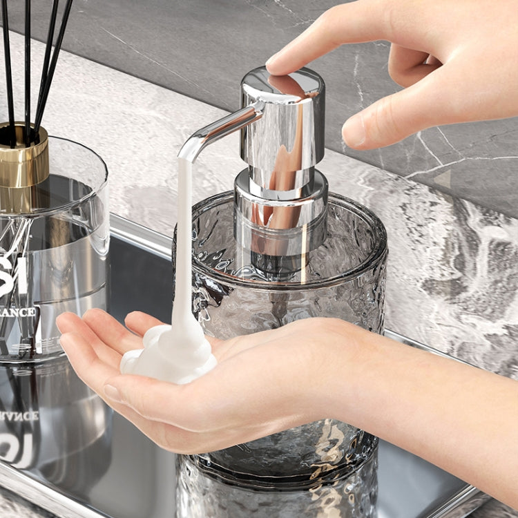 300ml Household Traveling Dispenser Shampoo Body Wash Lathering Bottles, Style: Transparent Square