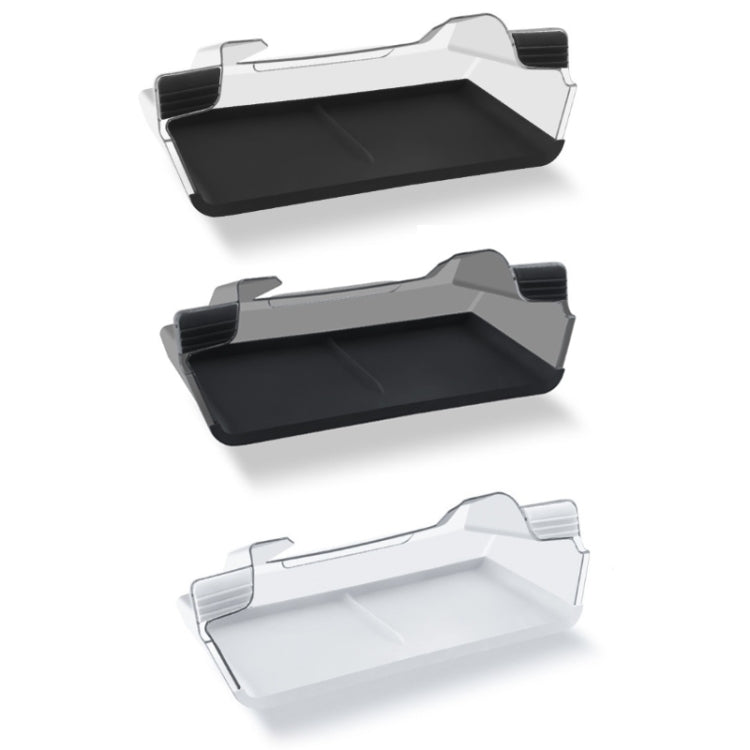 For Tesla Model Y/3 Screen Storage Box, Color: Translucent White + White