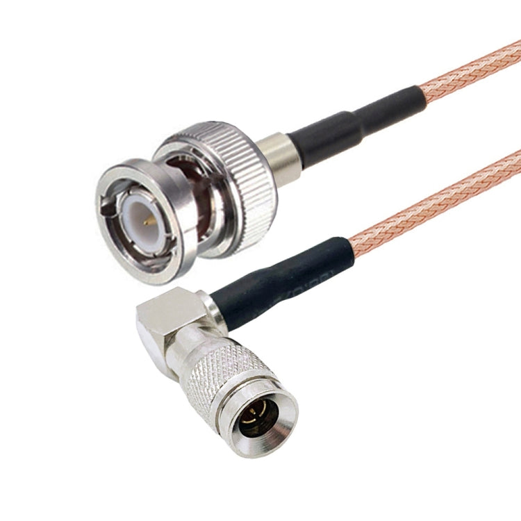 100cm CC4 Male Elbow To BNC Male Connector Cable RG179 Coaxial RF Cable