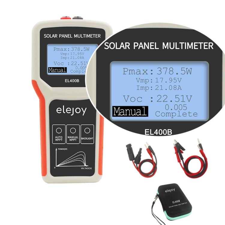 elejoy 400W MPPT Solar Photovoltaic Panel Multimeter - EL400B