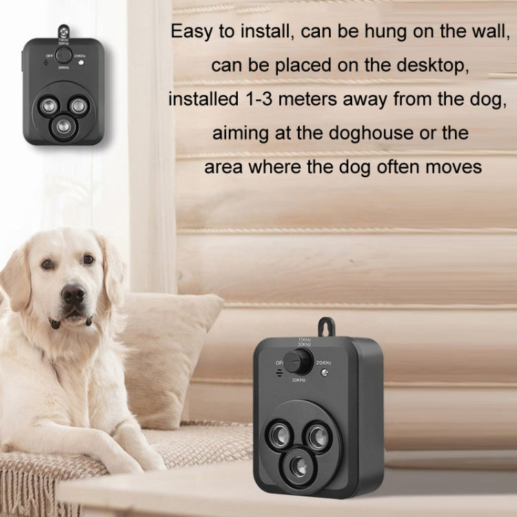 Ultrasonic Bark Stopper Outdoor Noise-Proof Automatic Dog Repellent - G3