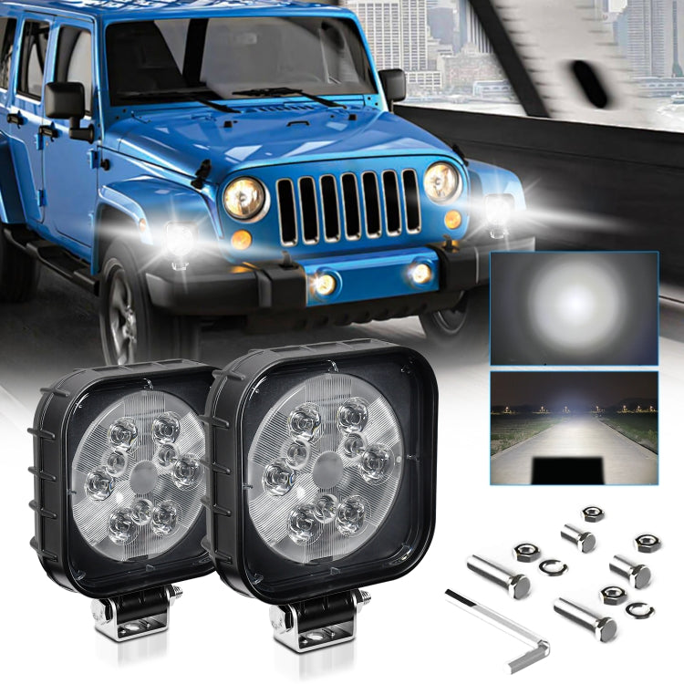 12W 9-30V Car Mixed Light Work Light With Wire Set
