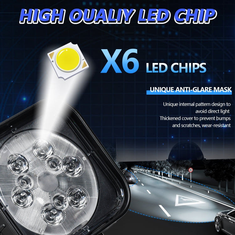 12W 9-30V Car Mixed Light Work Light With Wire Set