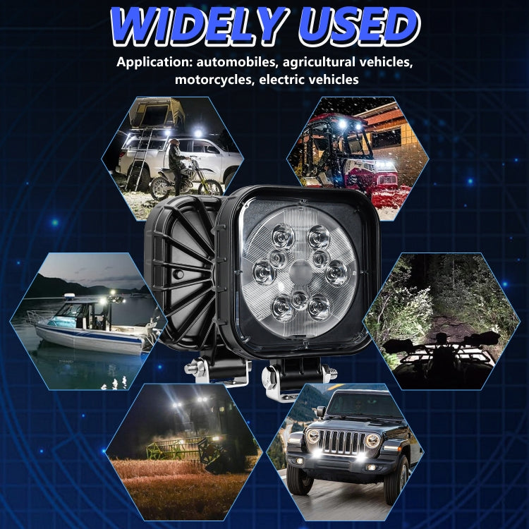 12W 9-30V Car Mixed Light Work Light With Wire Set