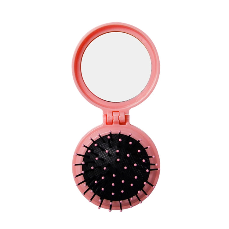Folding Air Cushion Comb Portable 2 In 1 Comb wWith Mirror