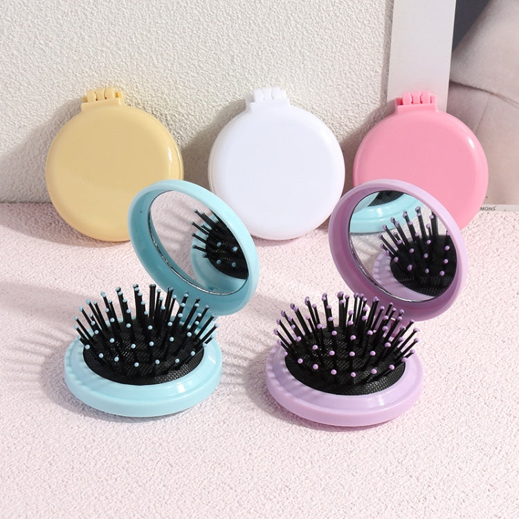 Folding Air Cushion Comb Portable 2 In 1 Comb wWith Mirror