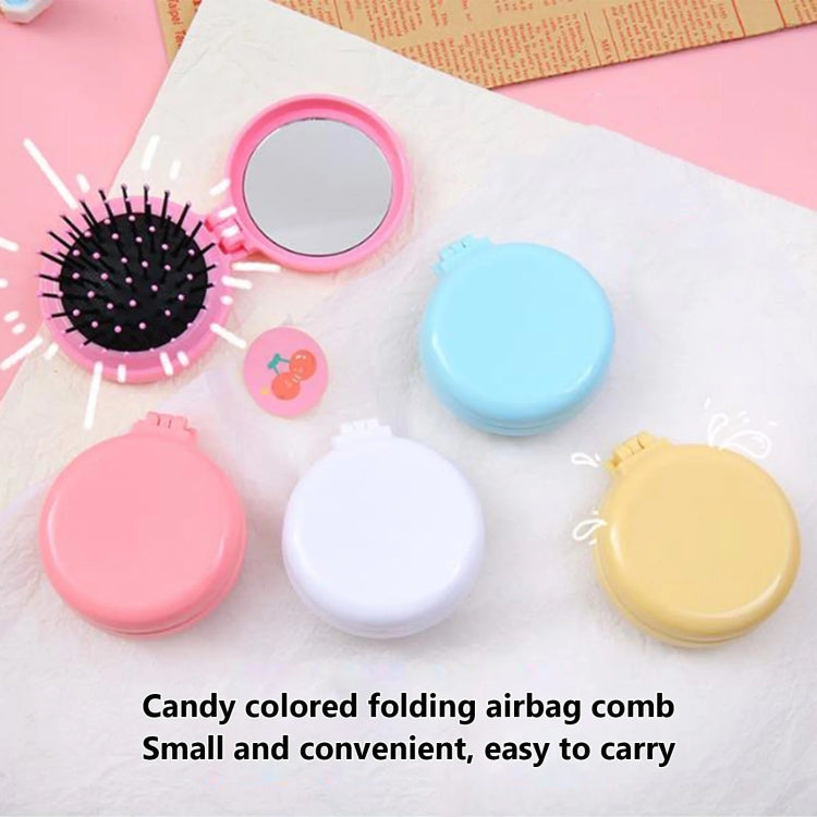 Folding Air Cushion Comb Portable 2 In 1 Comb wWith Mirror
