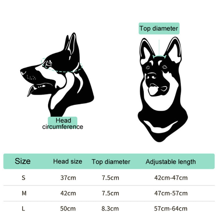 Pet Helmet Hat Dog And Cats Accessories, Size: L - Black